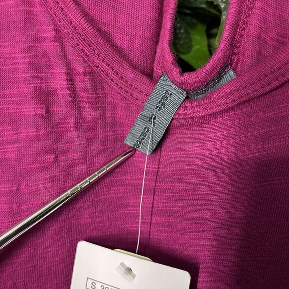 ANTHROPOLOGIE LEFT OF CENTER Dress Women Small Pink Fit Flare High Low Hem 2027 - Picture 4 of 10